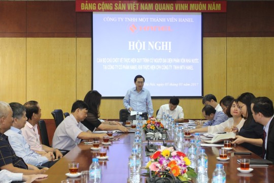 HANEL TỔ CHỨC HỘI NGHỊ CÁN BỘ CHỦ CHỐT BỔ NHIỆM CÁC CHỨC DANH LÃNH ĐẠO QUẢN LÝ  KHI CHUYỂN ĐỔI CÔNG TY  SANG MÔ HÌNH CÔNG TY CỔ PHẦN 